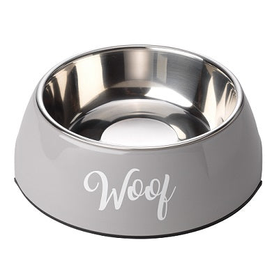 House of Paws Woof 2 in 1 Dog Bowl