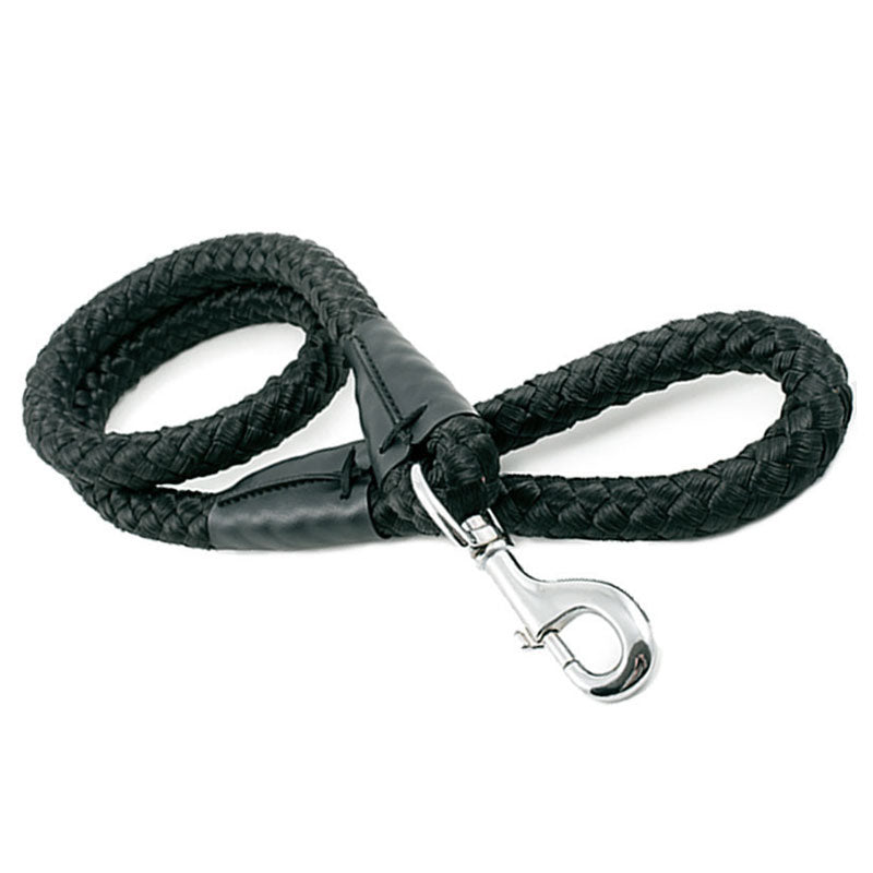 Ancol Nyl Sup Rope Lead Blck 20mm