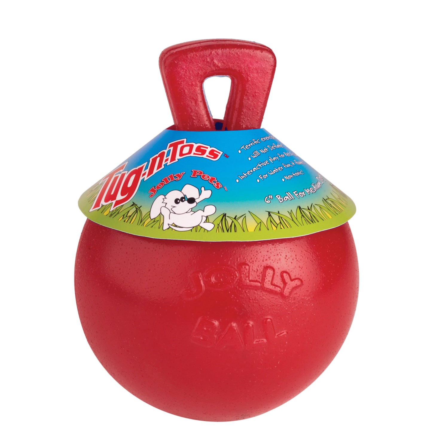 Jolly Ball Tug-N-Toss Red 20cm