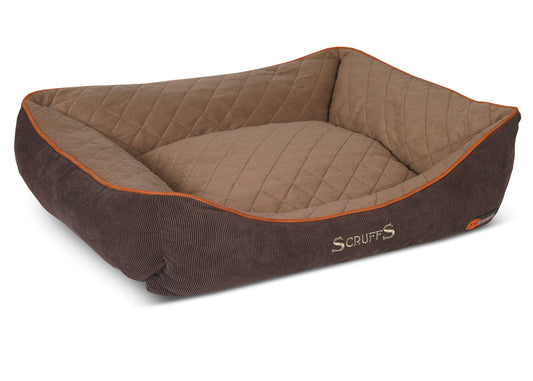 Scruffs Thermal Box Bed Brn