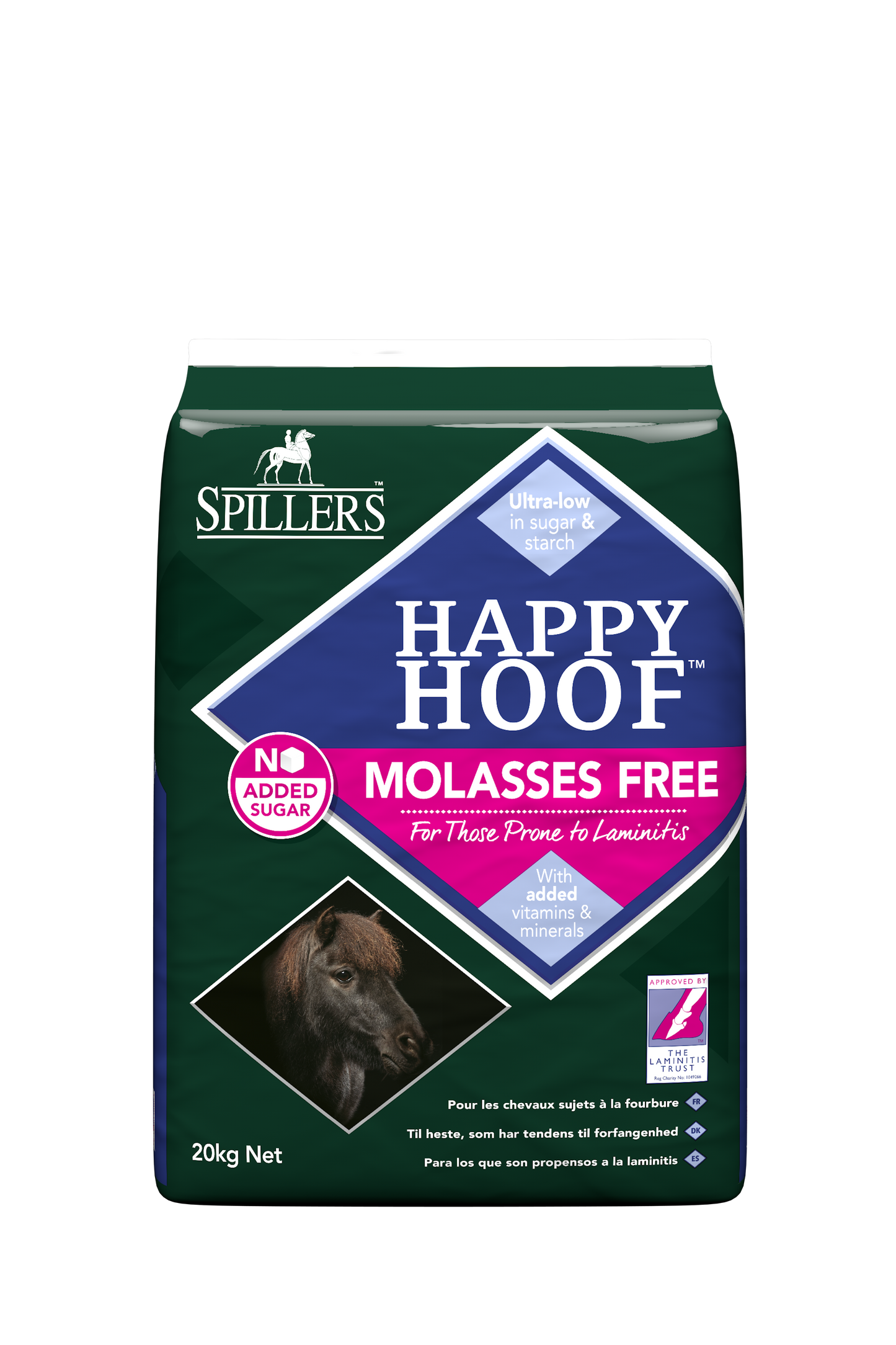 Spillers Happy Hoof Molasses Free 20 kg