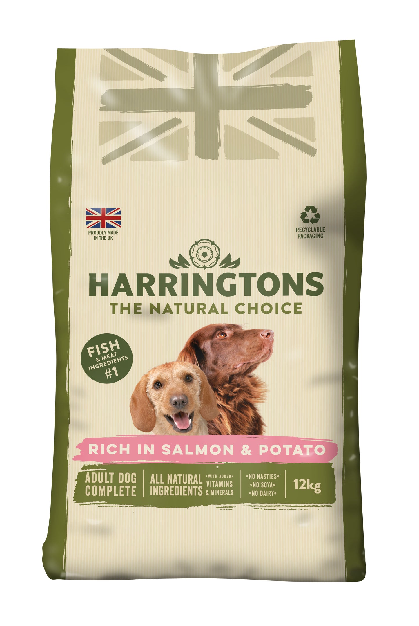 Harringtons Dog Salmon & Potato 12 kg