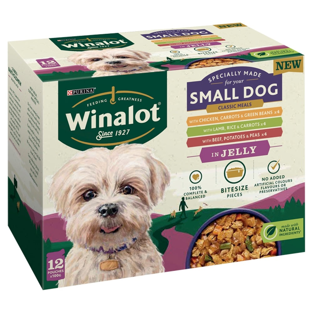 Winalot Small Dog Classic CIJ 4x12x100g