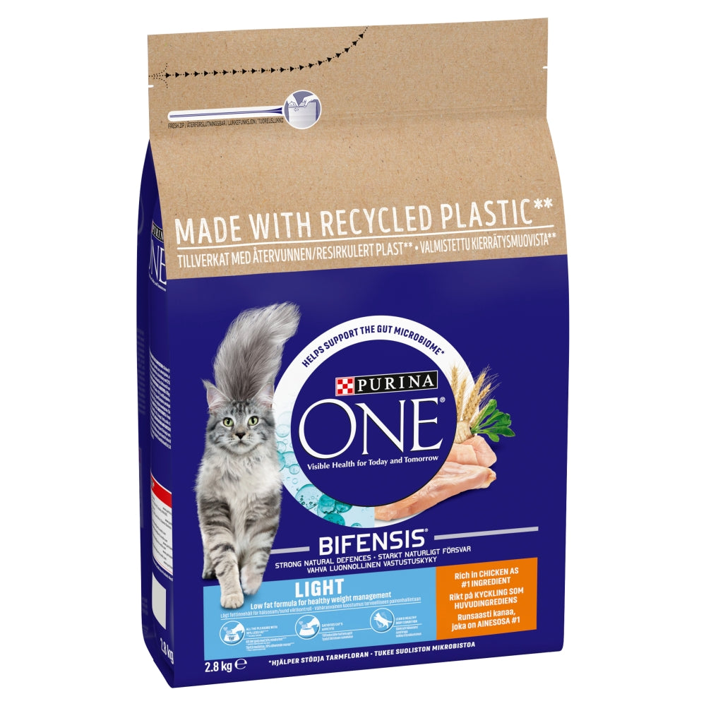 Purina One Adult Cat Light Chk Wht 2.8kg
