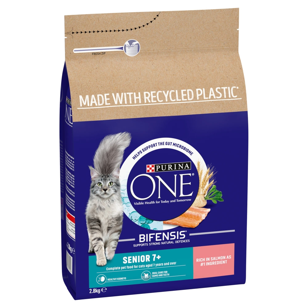 Purina One Senior 7+ Cat Salmon 2.8 kg