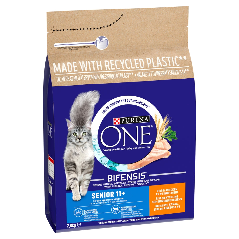 Purina One Senior 11+ Cat Chicken 2.8 kg