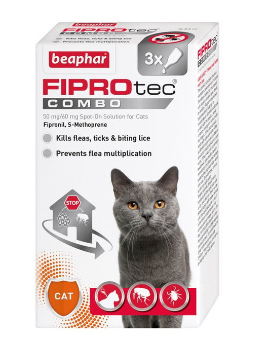 Beaphar FIPROtec COMBO Cat pip x6