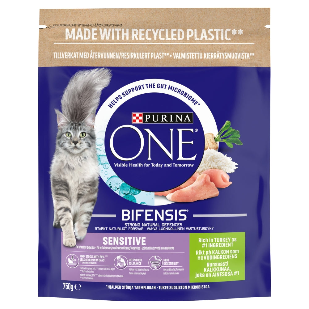 Purina One Adult Cat Sensitive Trk4x750g