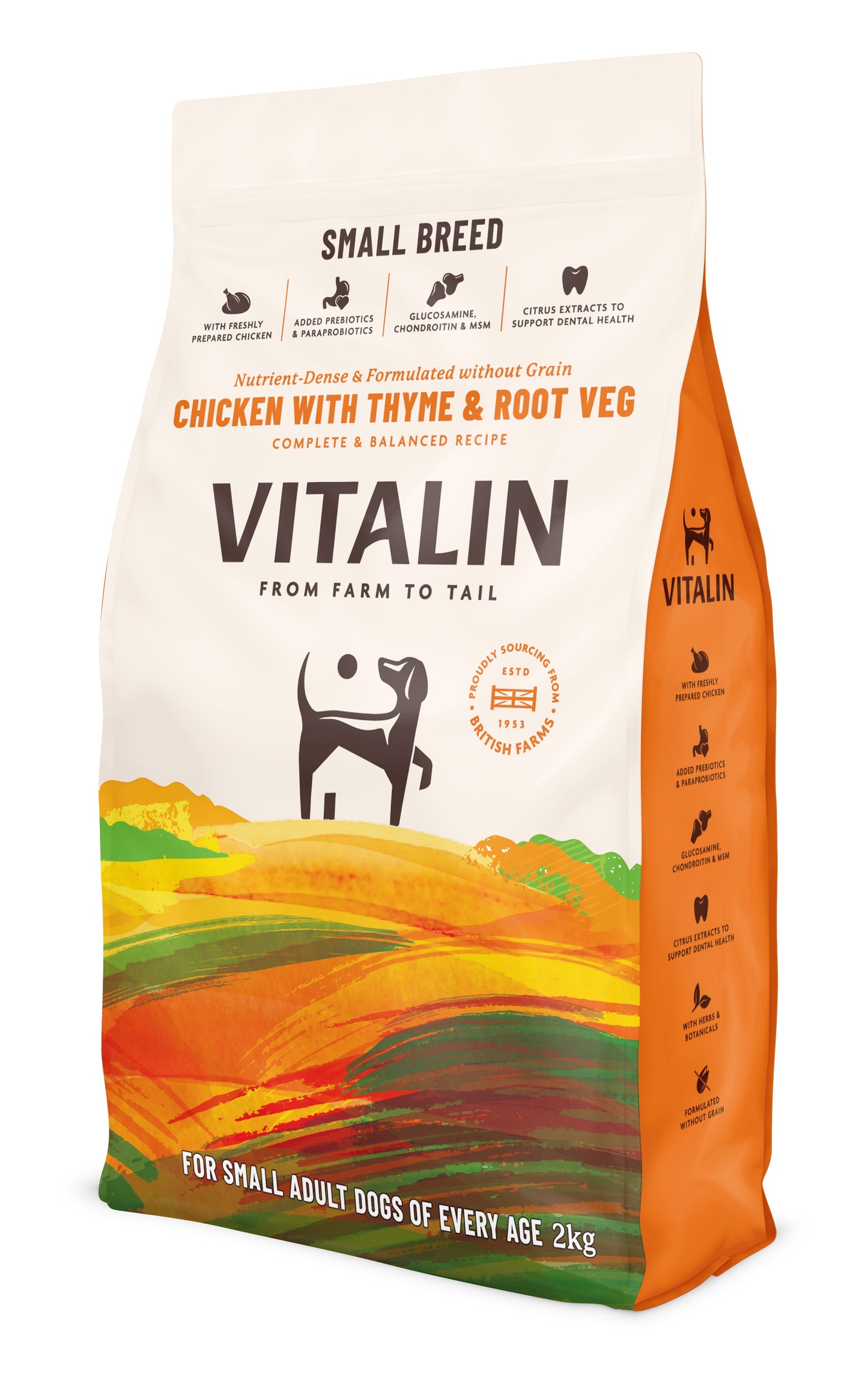Vitalin Adult SB Chicken Thyme Veg 4x2kg