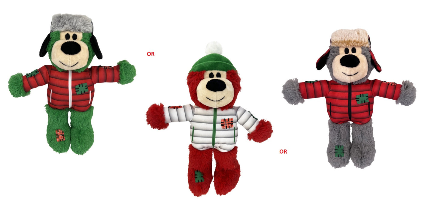Kong Xmas Wild Knots Bear Assorted M