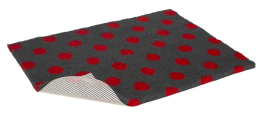 Vetbed Charc Polka Red Nonslip