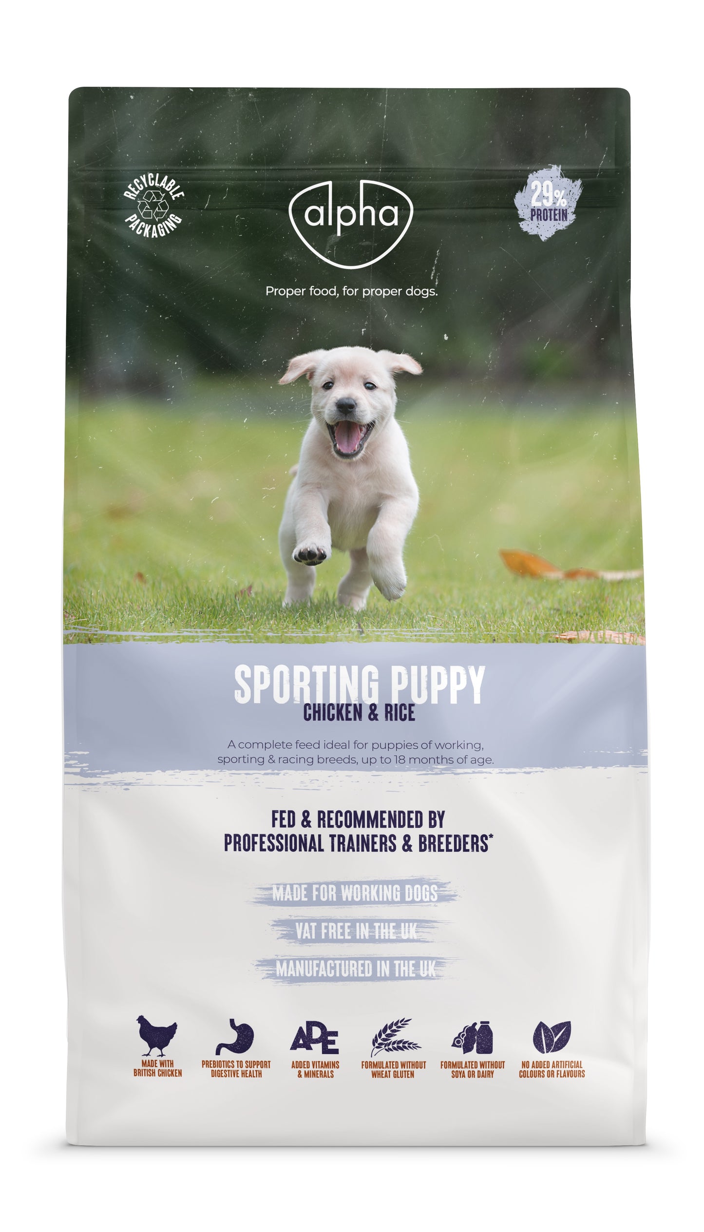 Alpha Sporting Puppy 4x3kg