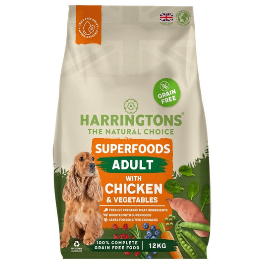 Harringtons Adult Grain Free Superfoods Chicken & Veg