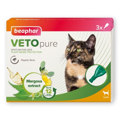 Beaphar Cat Spot On Repel Flea 12Wk 3x6