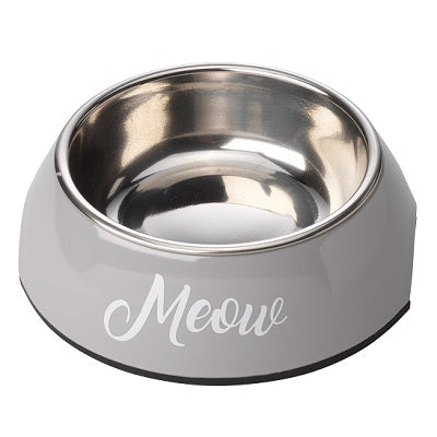 House of Paws Meow 2 in 1 Cat Bowl