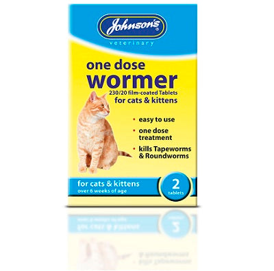 JVP Cat Kit One Dose Wormer 2tab x6