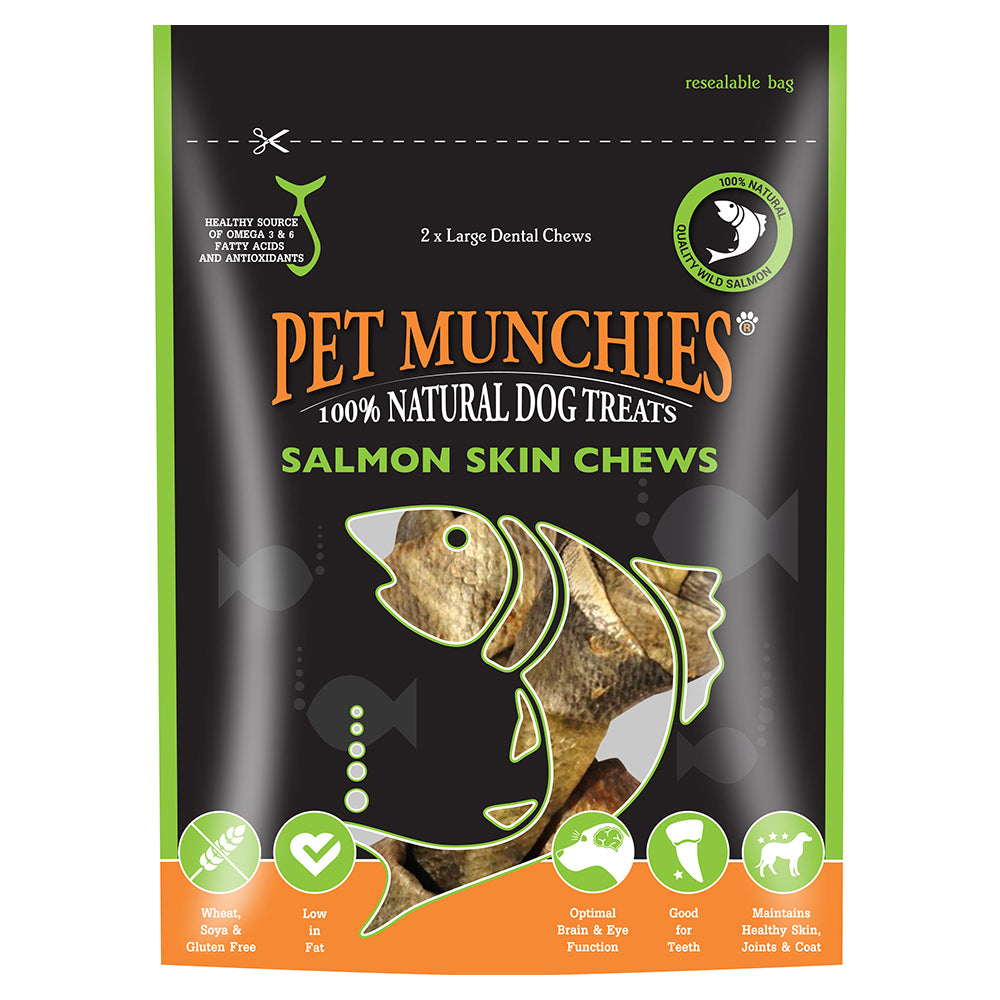 Pet Munchies Salmon Chews L 6x125g