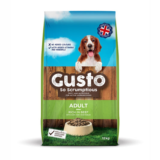 Gusto Adult Beef 12 kg