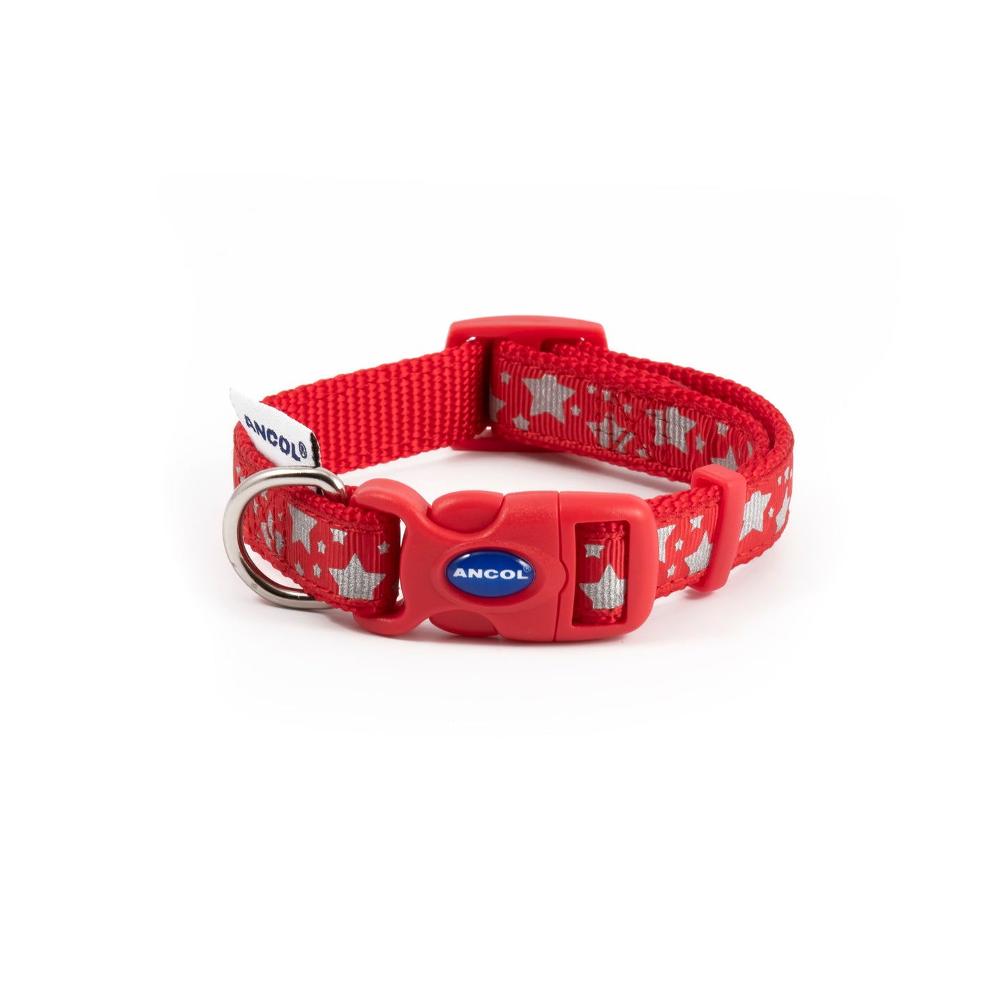 Ancol Stars Adj Refl Coll Red