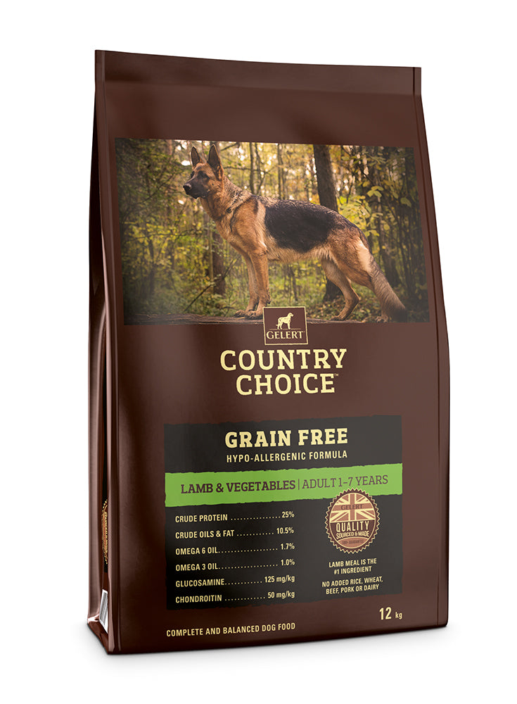 Gelert C Choice Grain Free Lamb Veg 2kg
