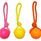 Good Boy Glow In The Drk Ball On Rope x6