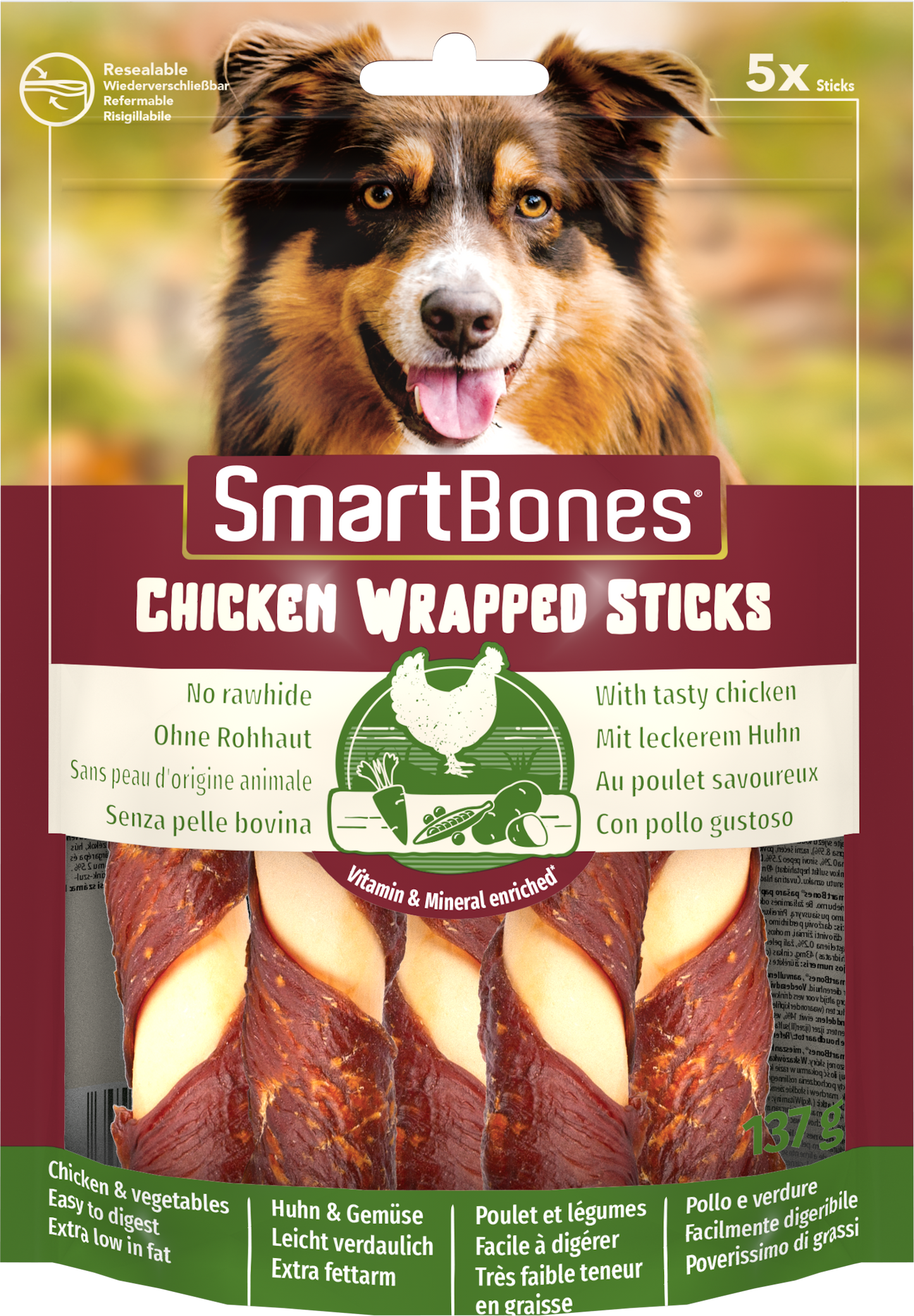 SmartBones Chick Wrap Sticks
