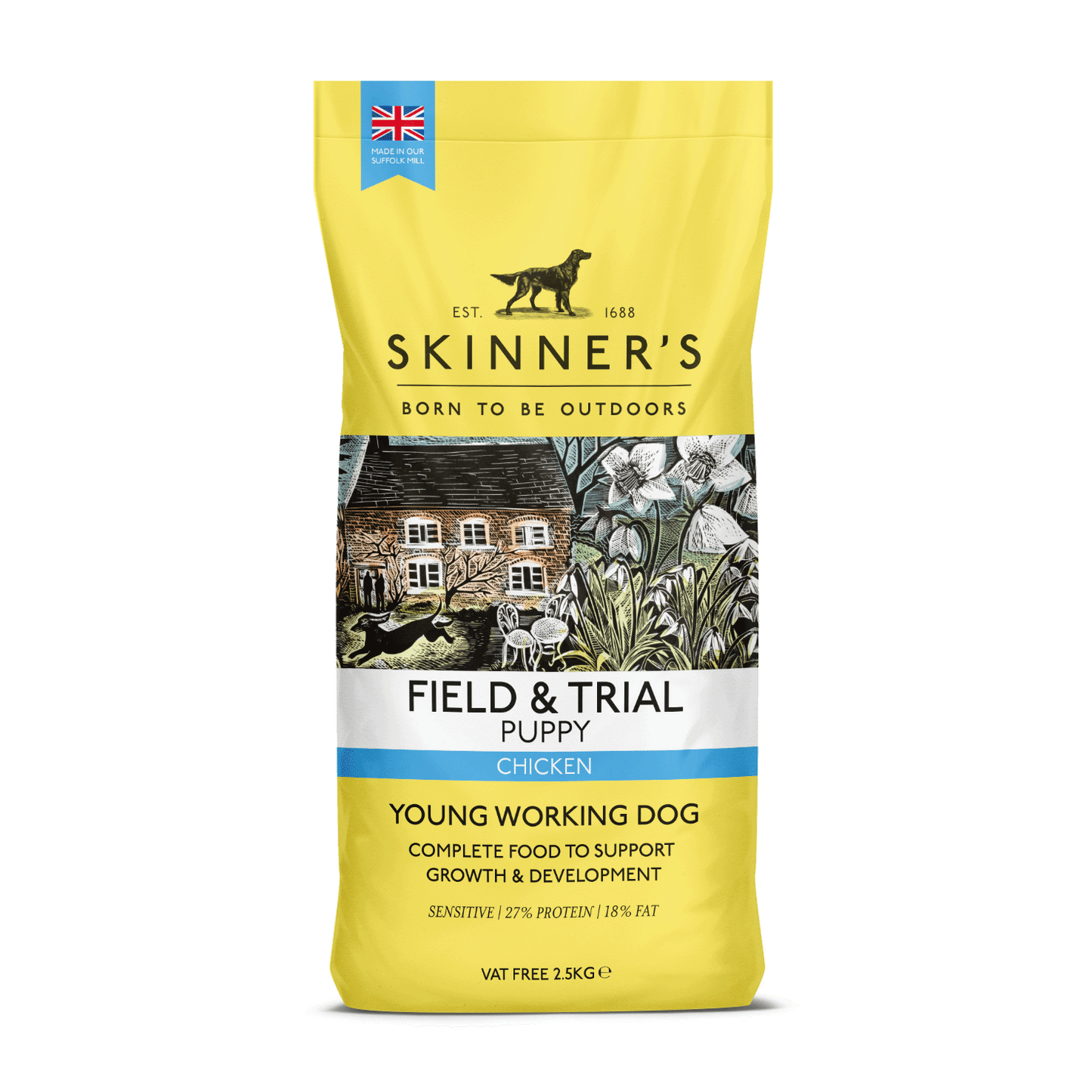 Skinners Field Trial Puppy Chk 15kg