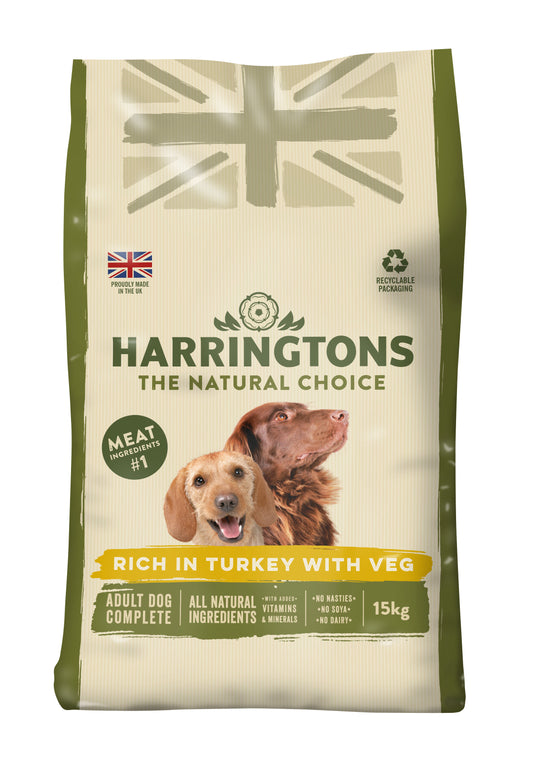 Harringtons Dog Turkey & Veg 15 kg