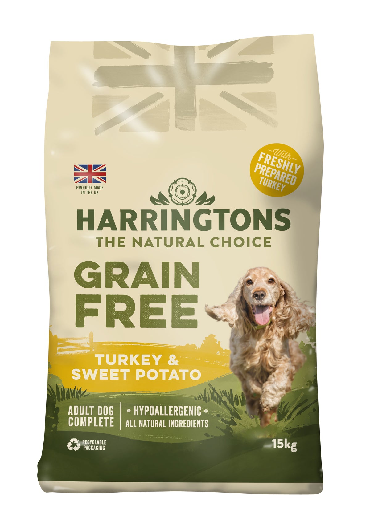 Harringtons Dog Grain Free Turkey 15 kg