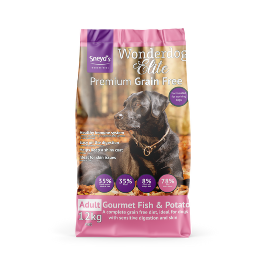 Sneyds Wonderdog Elite Fish GFree 12kg
