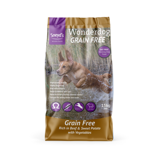 Sneyds Wonderdog Beef Grain Free 15 kg