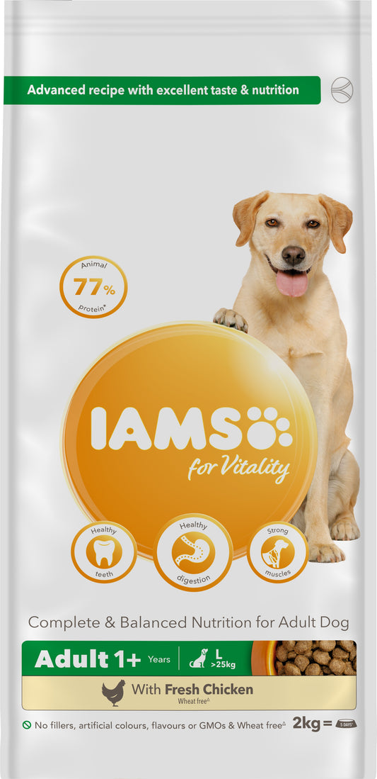 Iams Dog Adult L Chck 2x2kg