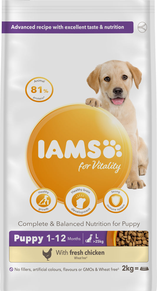 Iams Puppy L Chick 2x2kg