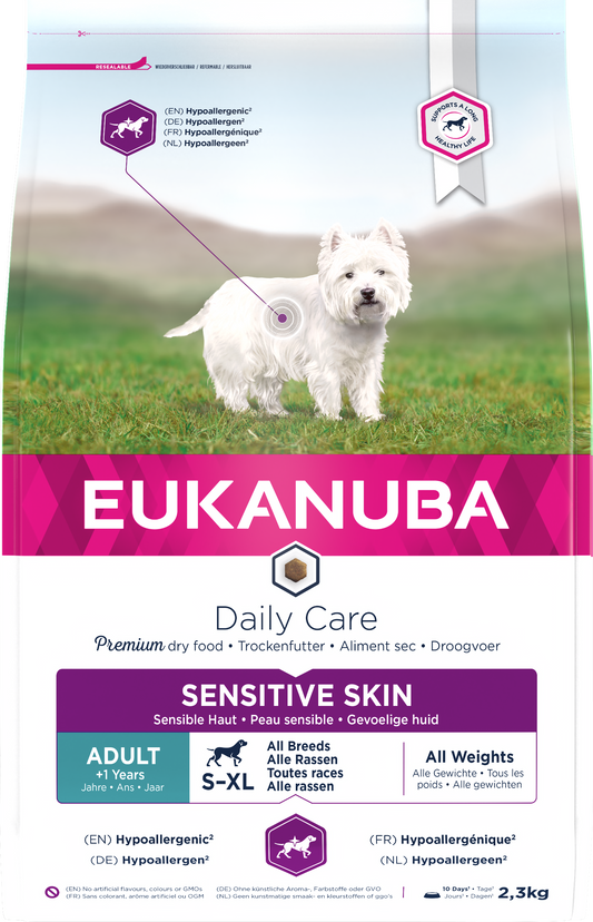 Eukanuba Adult D/Care Sensi Skin 3x2.3kg