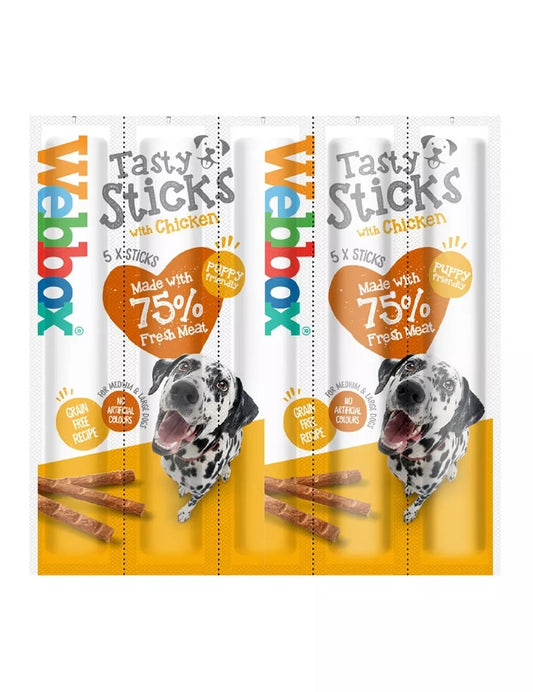 Webbox Tasty Sticks Chicken L 18x5Pk