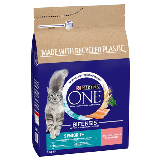 Purina One Senior 7+ Cat Salmon 2.8 kg