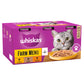 Whiskas Tins 1+ Farm Menu Jelly 4x6x400g