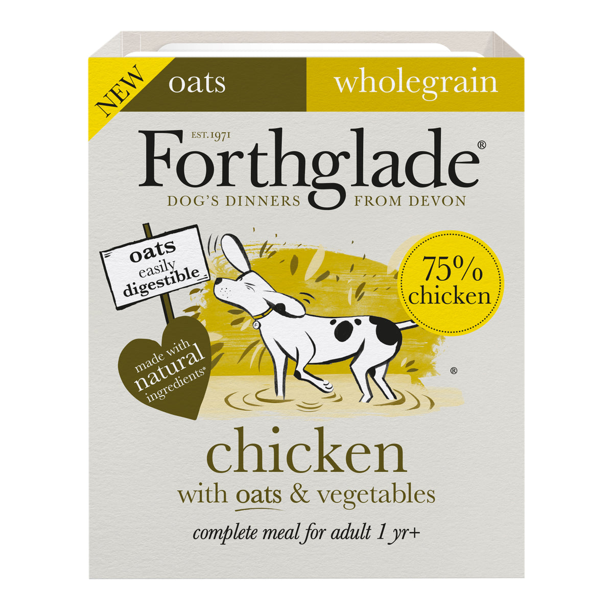 Forthglade Adult Comp WG Chick 18x395g