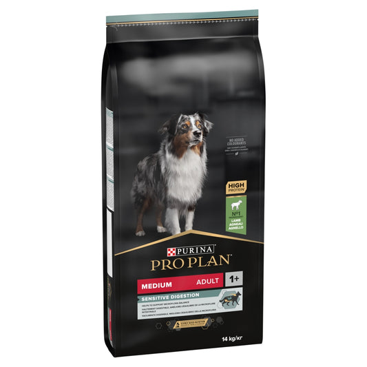 Pro Plan Dog Adult M Sens Dig Lamb 14kg