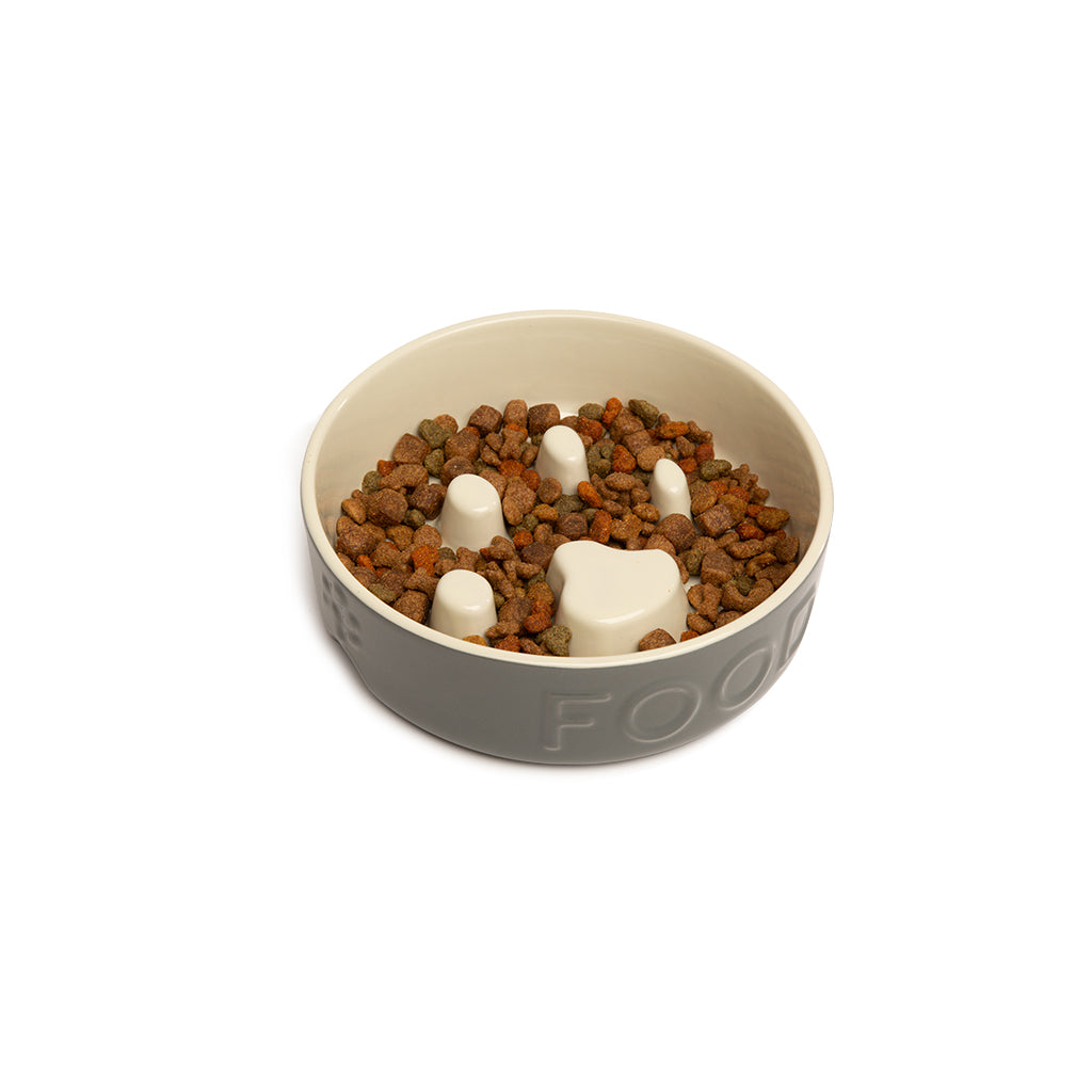 Scruffs Classic Slow Food Grey Bowl