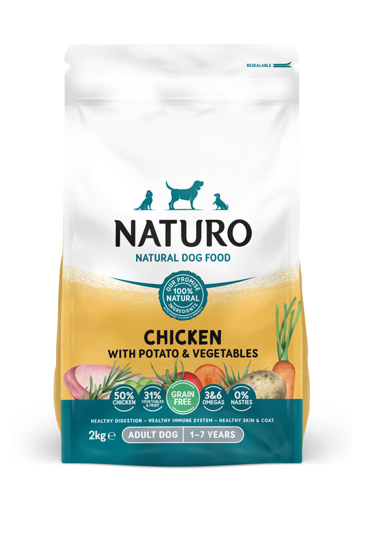 Naturo Adult GF Chicken P&V 4x2kg
