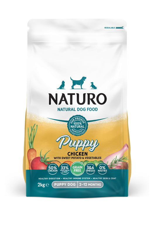 Naturo Puppy GF Chicken SP&V 4x2kg