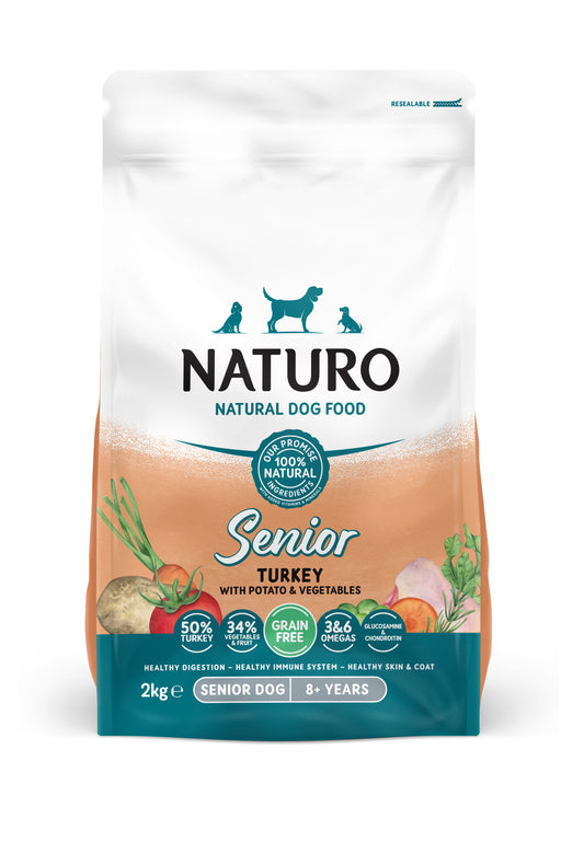 Naturo Senior GF Turkey P&V 4x2kg