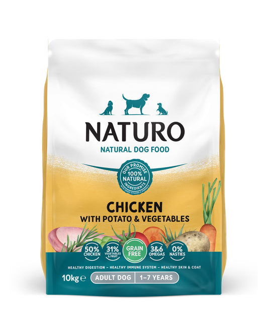 Naturo Adult GF Chicken Pot&Veg 10 kg