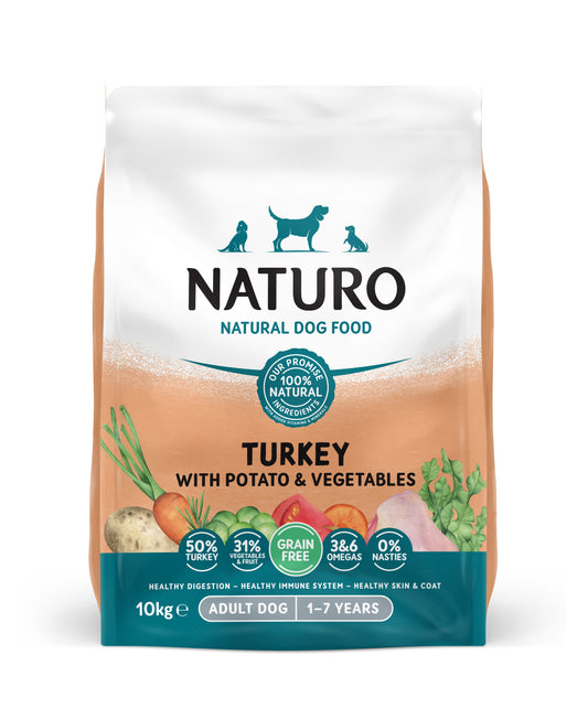 Naturo Adult GF Turkey Pot&Veg 10 kg