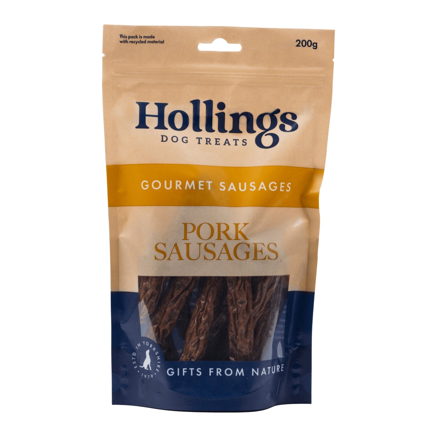 Hollings Sausage Pork D/B 10x200g