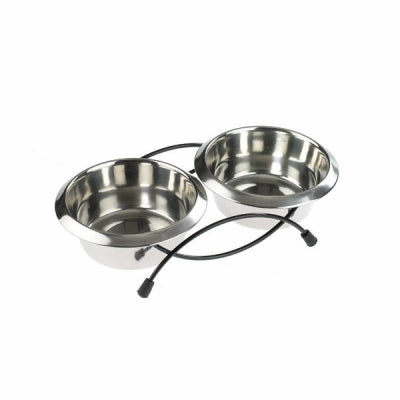 Classic Anti-Tip Twin Stand&Dish