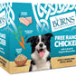 Burns Dog Tray Free Range Chicken 6x395g