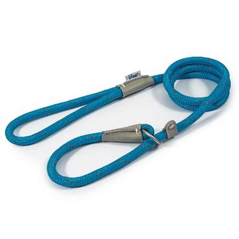 Ancol Viva Rope Reflective Slip Lead Blue