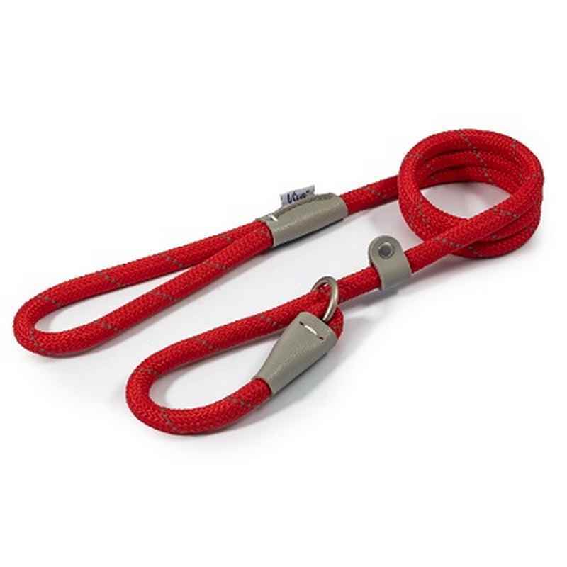 Ancol Viva Rope Reflective Slip Lead Red